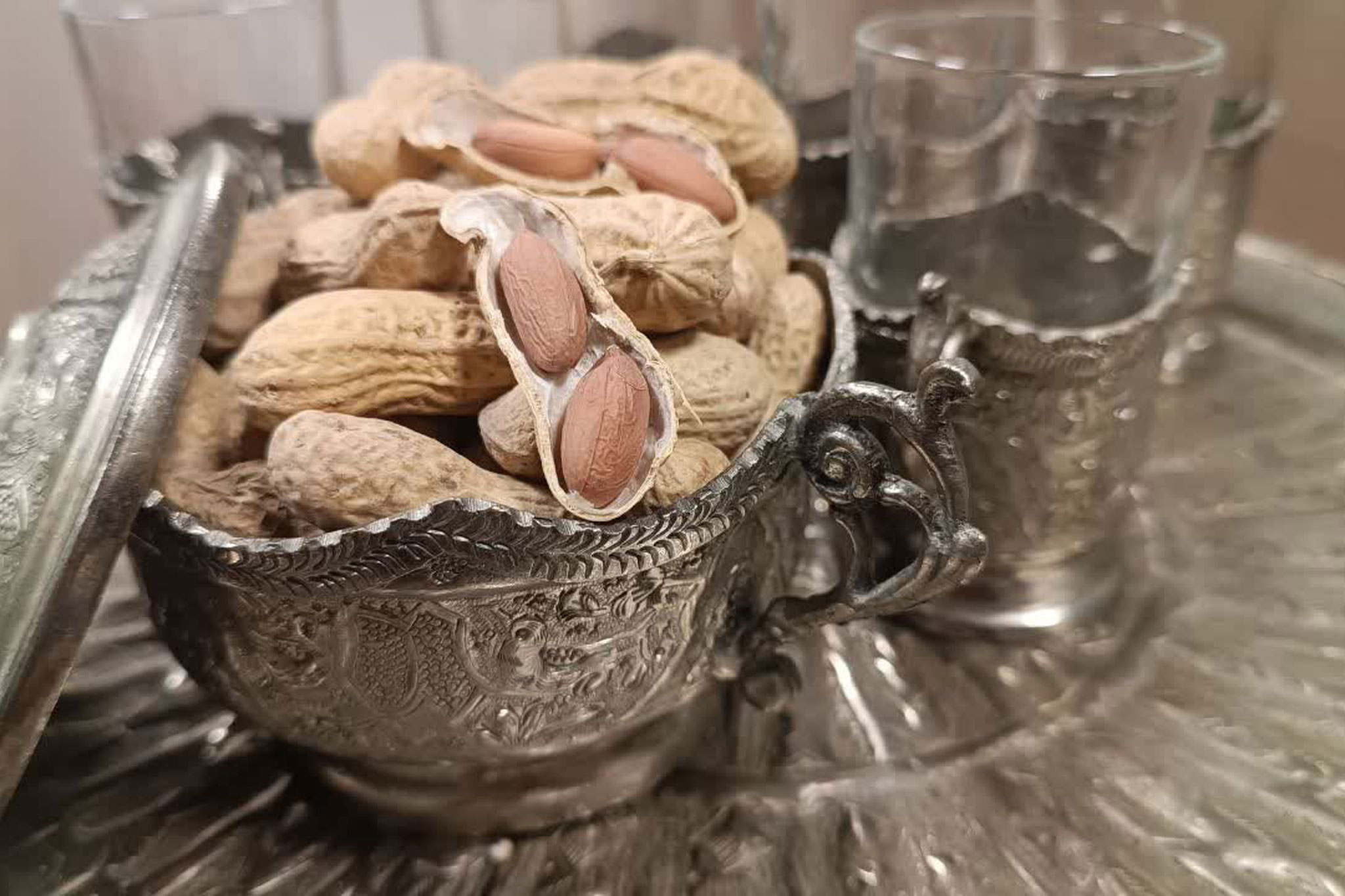 بادام زمینی غلاف دار بادام زمینی غلاف دار